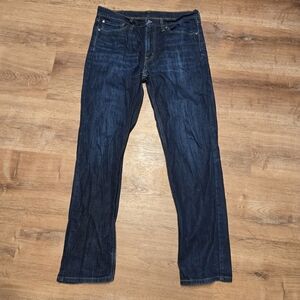 Levi's Dark Indigo Straight Jeans Men's W34 L34